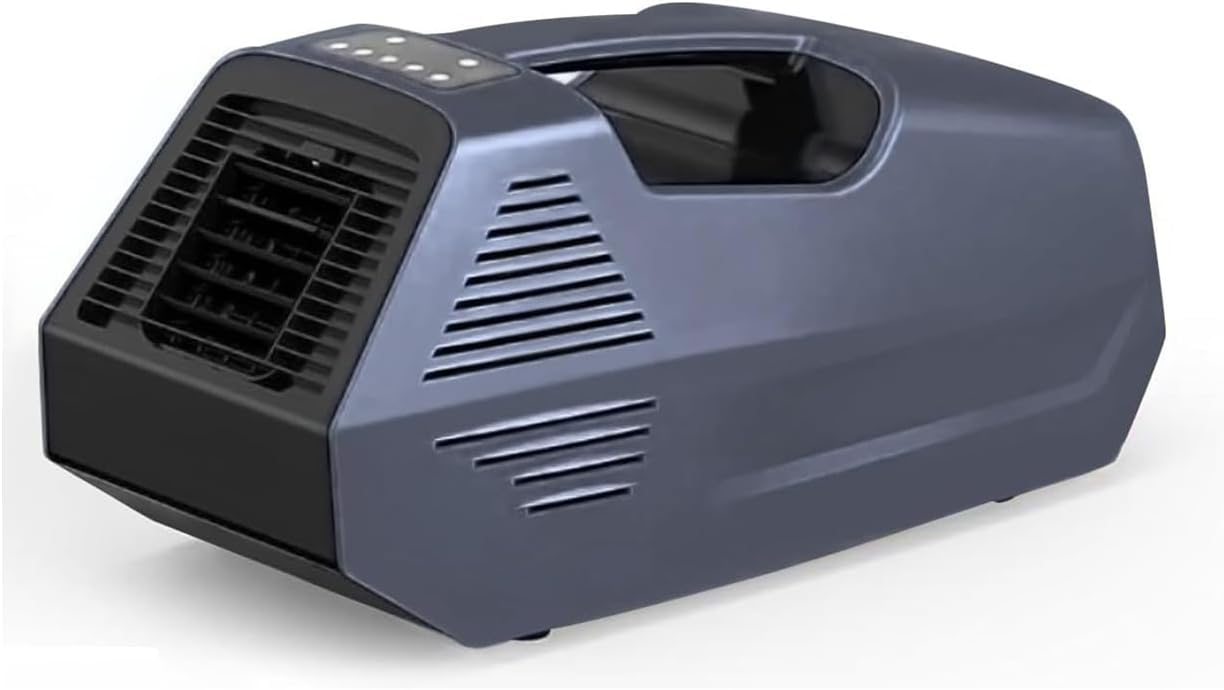 Tragbare Klimaanlage, 2380 BTU Kühlung Wohnmobil Klimagerät mit 240W, 4 Betriebsmodi,Mobile Klimaanlage für Sommer Outdoor Camping, Zelt, Garten, Reise und Wohnmobile im Freien(Keine Batteries)