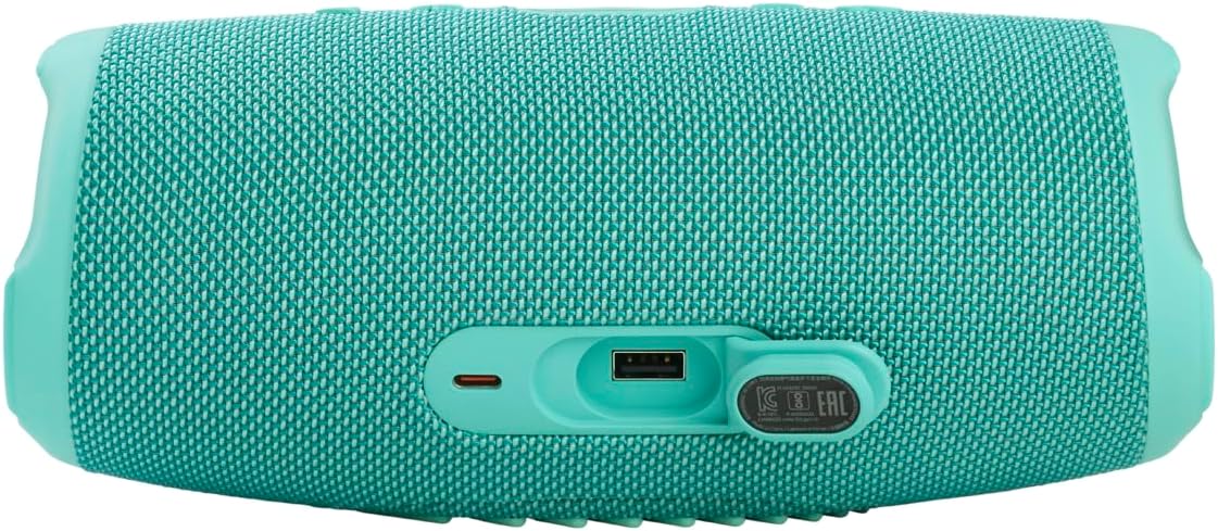 JBL Charge 5 Bluetooth-Lautsprecher in Schwarz �C Wasserfeste, portable Boombox mit integrierter Powerbank �C Eine Akku-Ladung f��r bis zu 20 Stunden kabellosen Musikgenuss