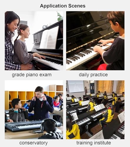 Tastiera pesata 88 tasti con supporto, pedale Sustain, pianoforte digitale con azione a martello, tastiera elettronica portatile di dimensioni standard con doppi altoparlanti, supporto Bluetooth MIDI : Amazon.it: Strumenti Musicali