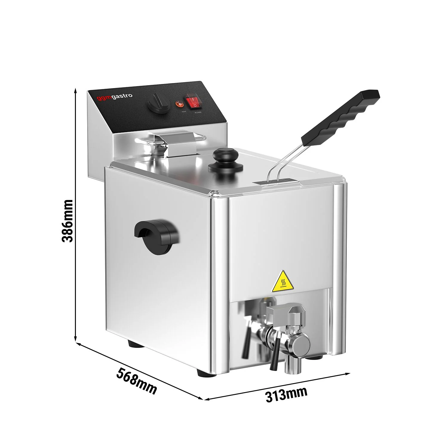 Elektrisk Frityr 8 liter (3,25 kW)