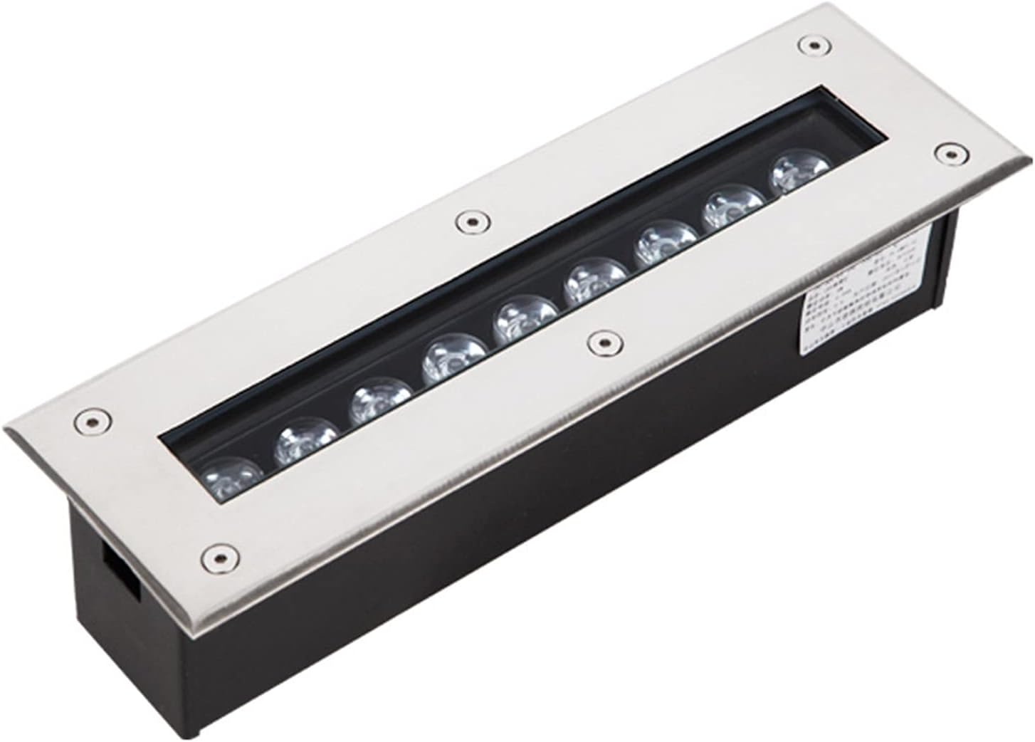 Led Bodeneinbaustrahler Rechteck aussen bodenleuchten IP67 wasserdicht Bodeneinbauleuchten für Außenbereich, Terrasse, Garten, Schwimmbadflur(Blau,36W)
