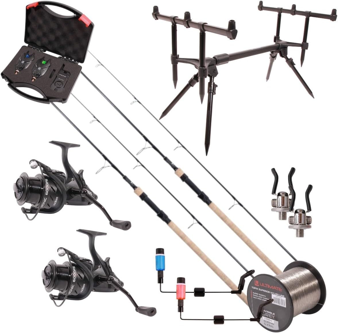 Ultimate Bionic High End Carp Set - 3lbs, Cork Griff | Karpfenset