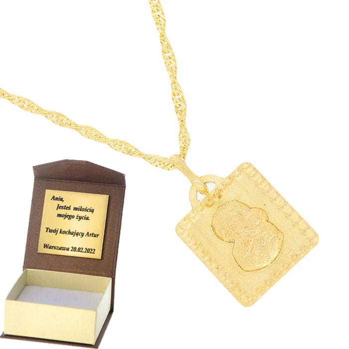 Złoty medalik Próby 585