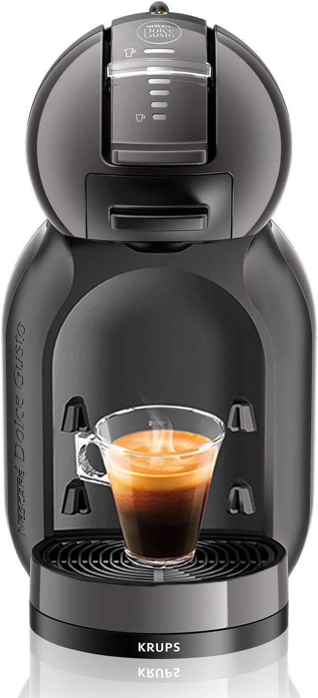 NESCAF DOLCE GUSTO MINI ME by KRUPS arctic-grey/ schwarz automatische Kaffeekapselmaschine