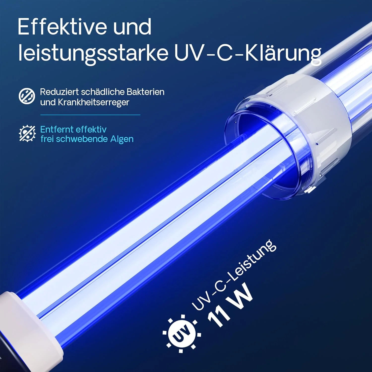 SunSun CPF-15000 drukfilter 10.000 l/u / 18 W UVC-eenheid, vijverdrukfilter voor vijvers tot 30.000 liter, vijverzuiveraar, filterinstallatie