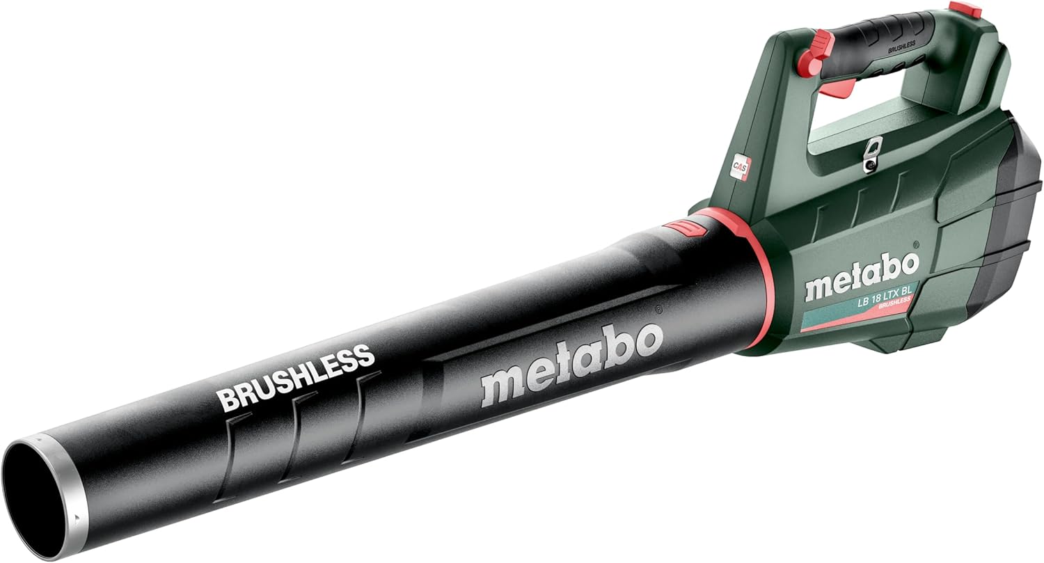 metabo Akku-Laubbläser LB 18 LTX BL – 601607850 – 18 V – Leiser Akku-Laubbläser mit starkem Motor und konstanter Blaskraft – Ohne Akku und Ladegerät, Grün