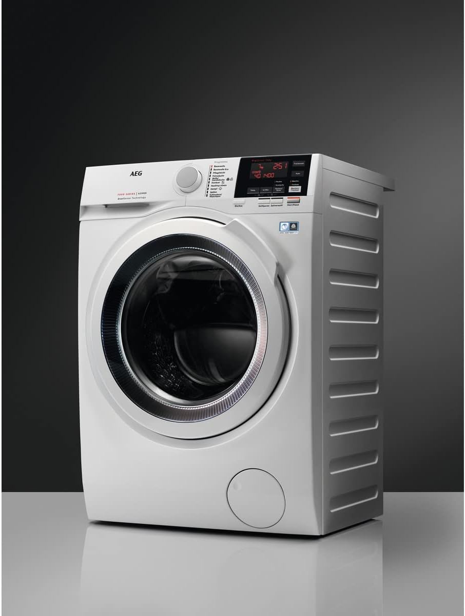 AEG L7WBA60680 Waschtrockner / DualSense - schonende Pflege / 8 kg Waschen / 5 kg Trocknen / D / energiesparend / Mengenautomatik / Nachlegefunktion / ProSteam - Auffrischfunktion / 1600 U/min