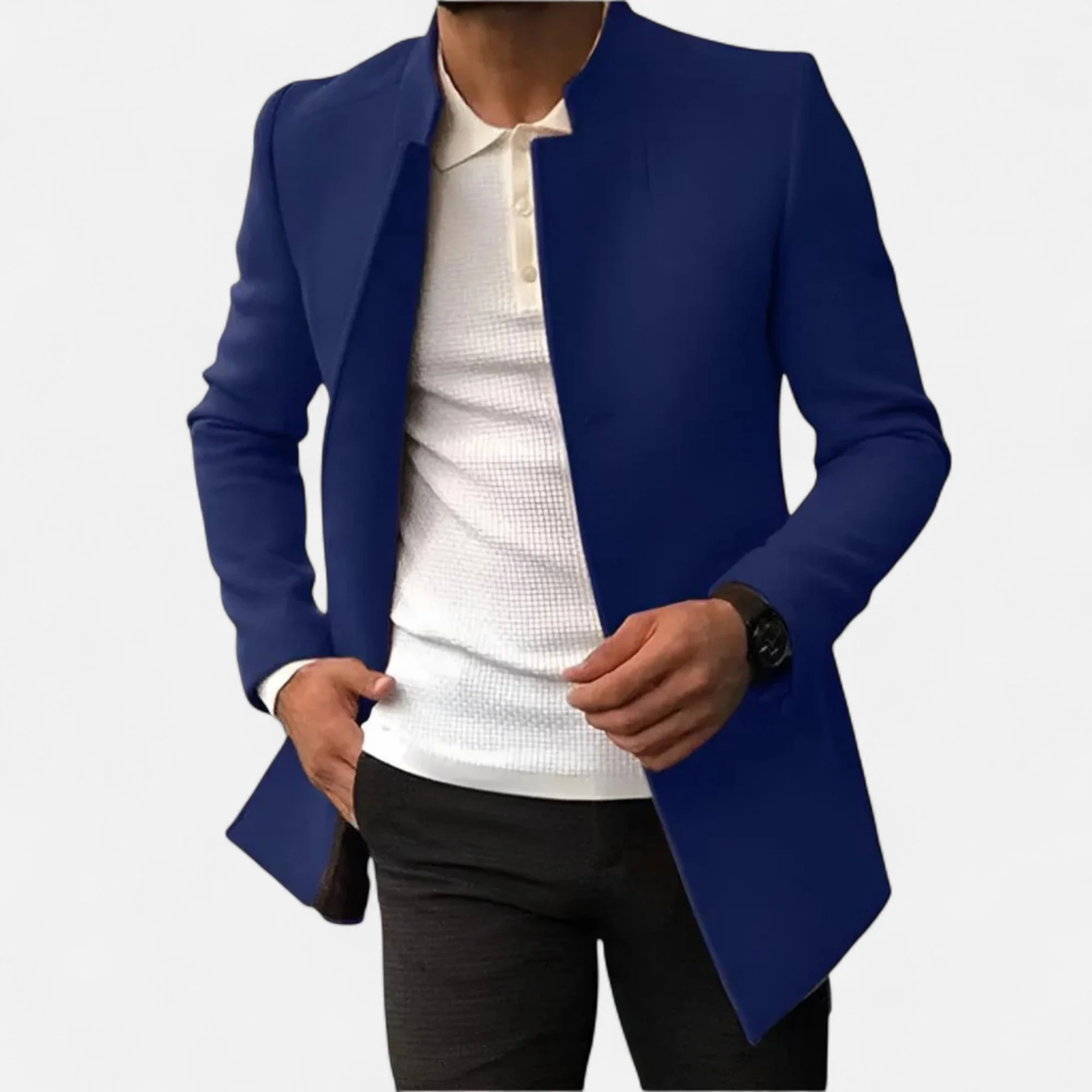 Eleganter Herren-Wollmantel mit zeitloser Eleganz