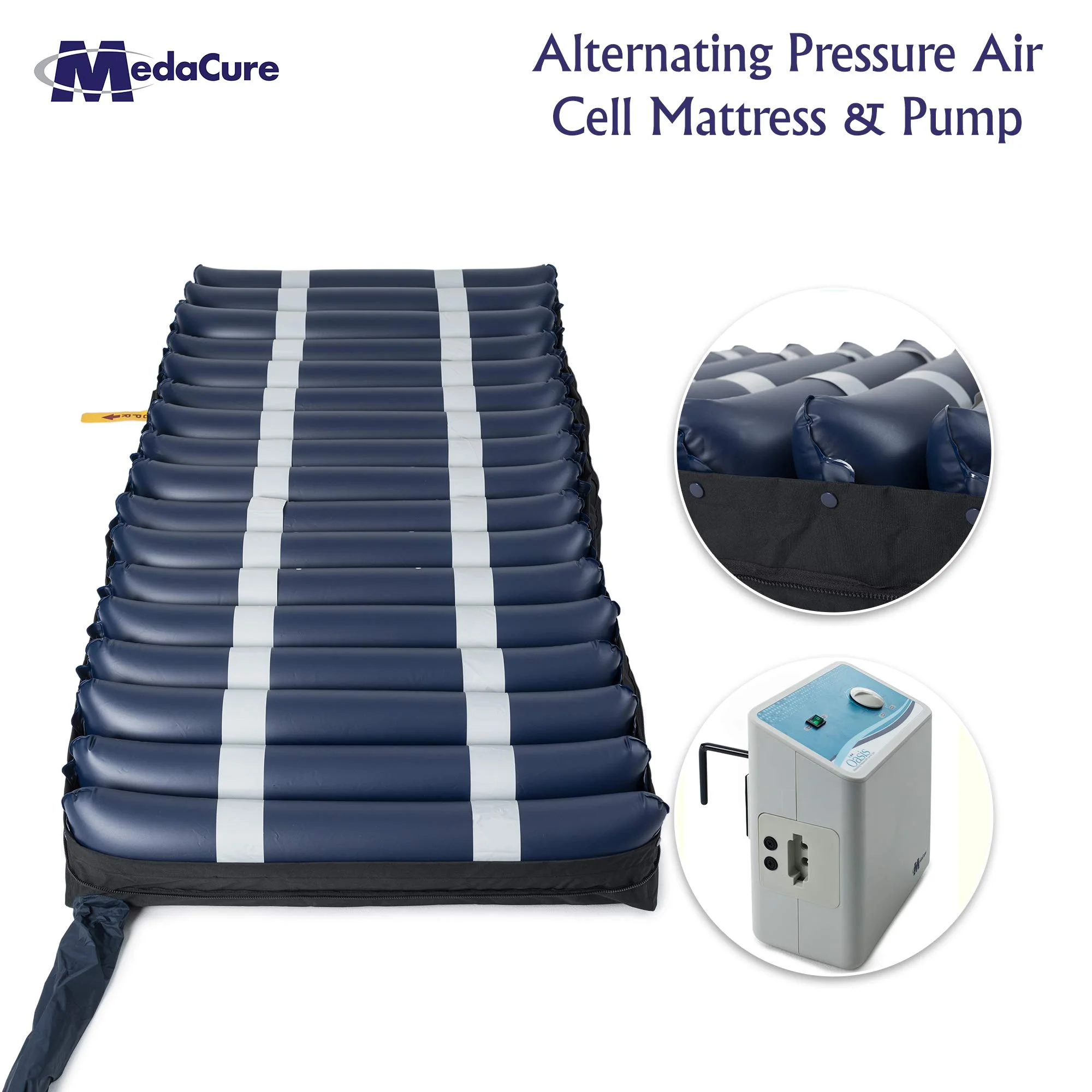 2025 Medacure Alternating Pressure Mattress for Hospital Bed with Nylon Cover