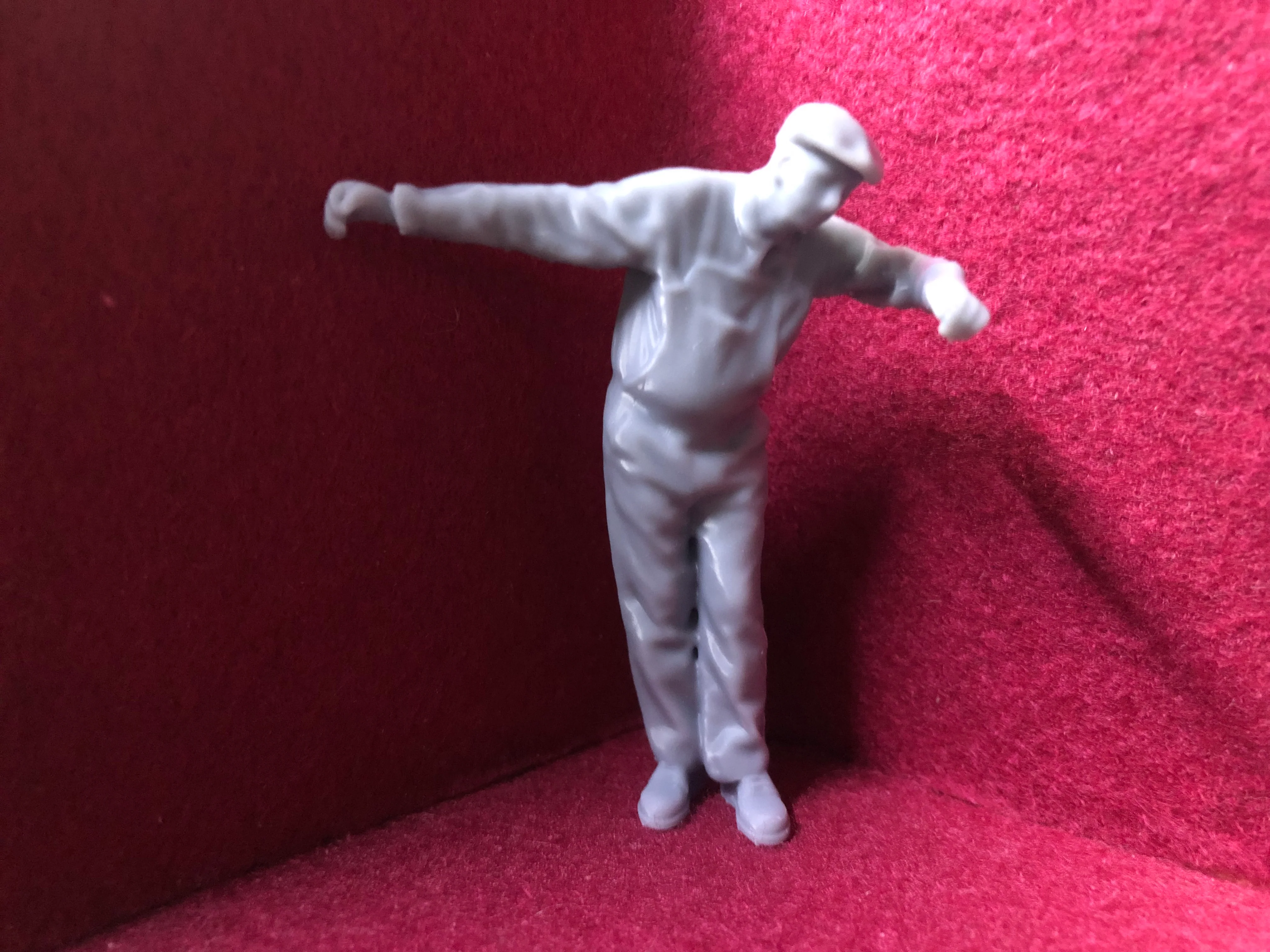 G-Scale driver figure - 3D scan of a real person - D029 (also GN15)