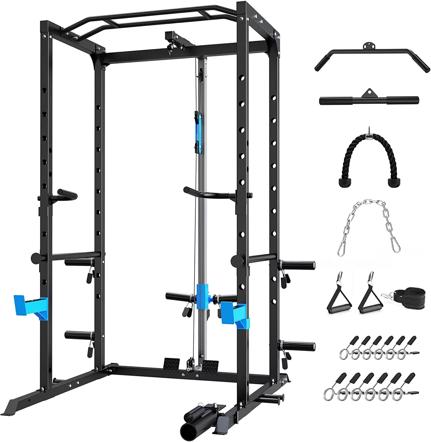 ULTRA FUEGO Power Cage �C multifunctioneel power rack met J-haken en dipgrepen