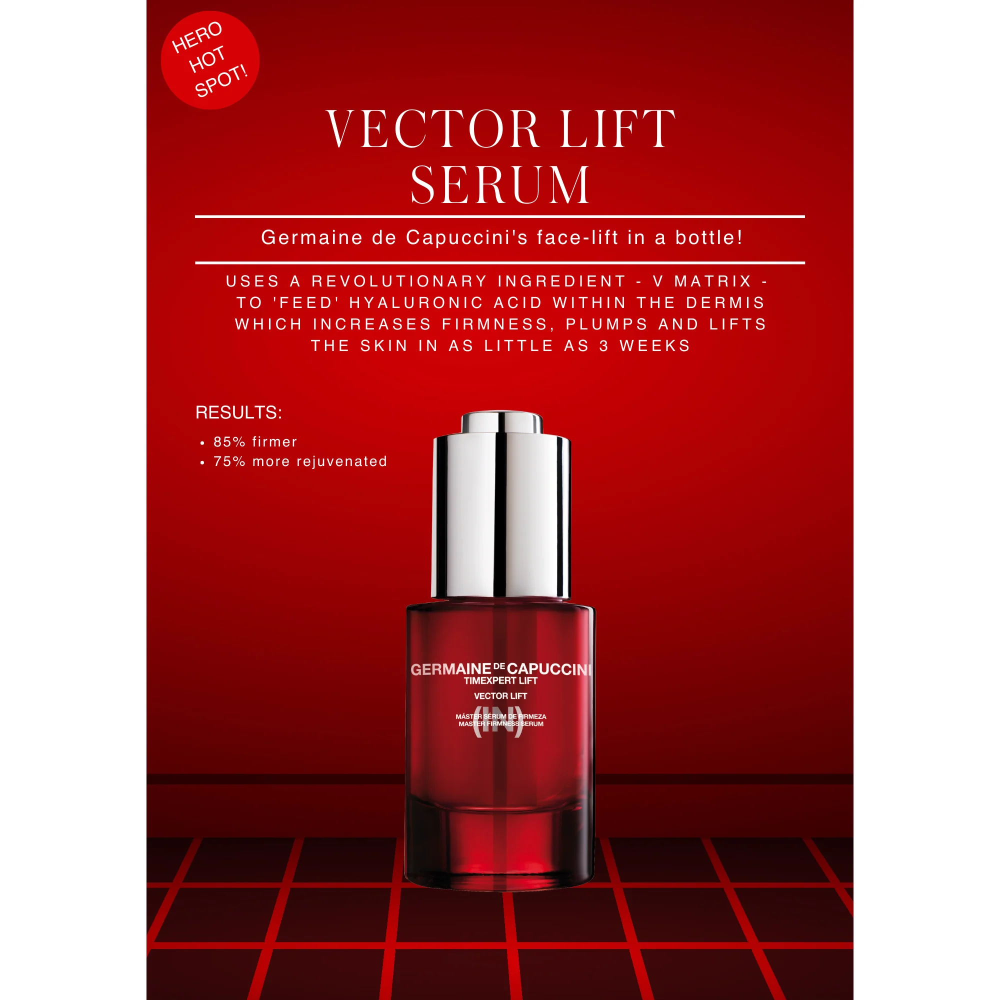 T Lift Vector Serum Poster (A4)