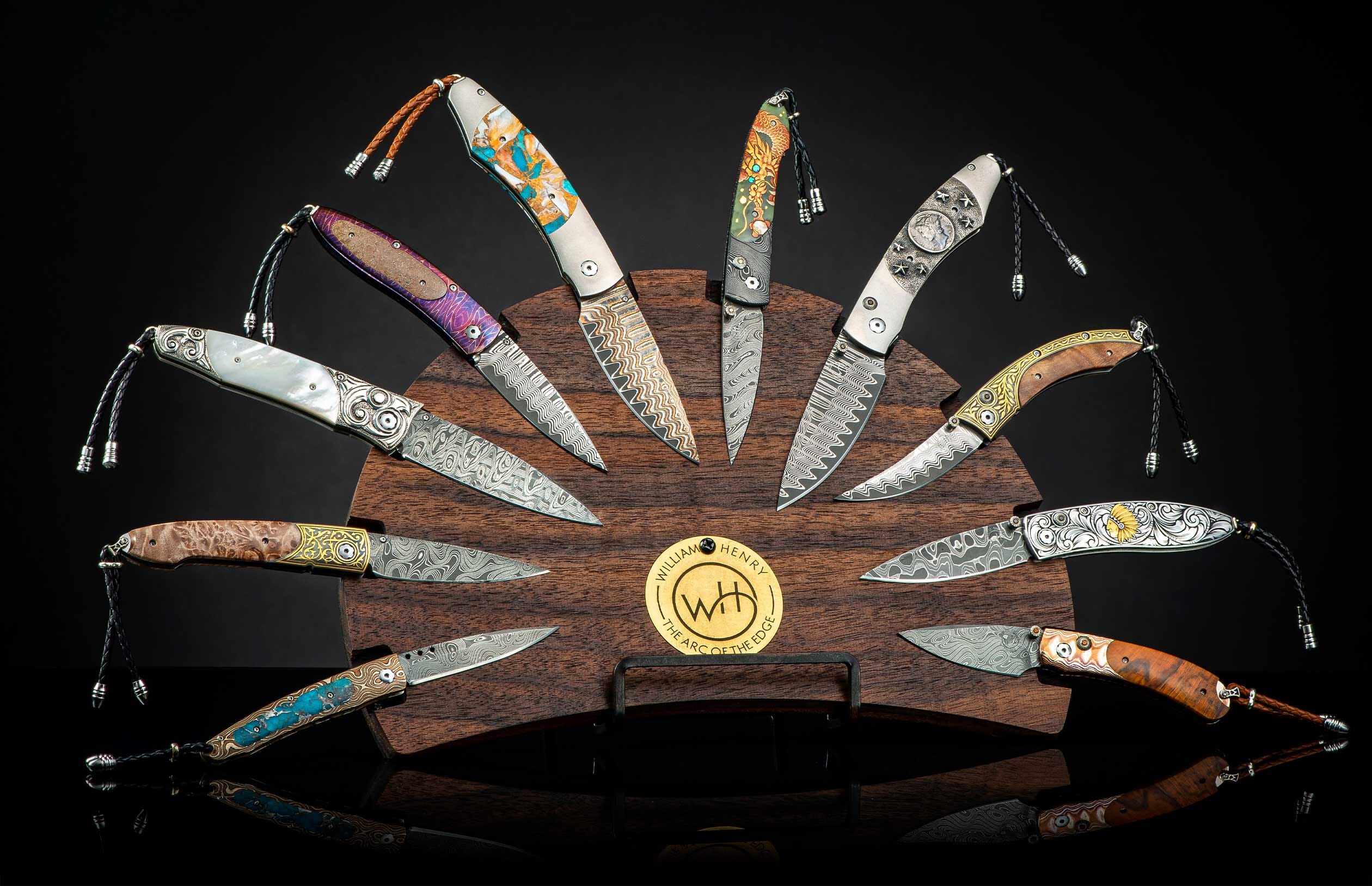 Walnut Collector Knife Rack