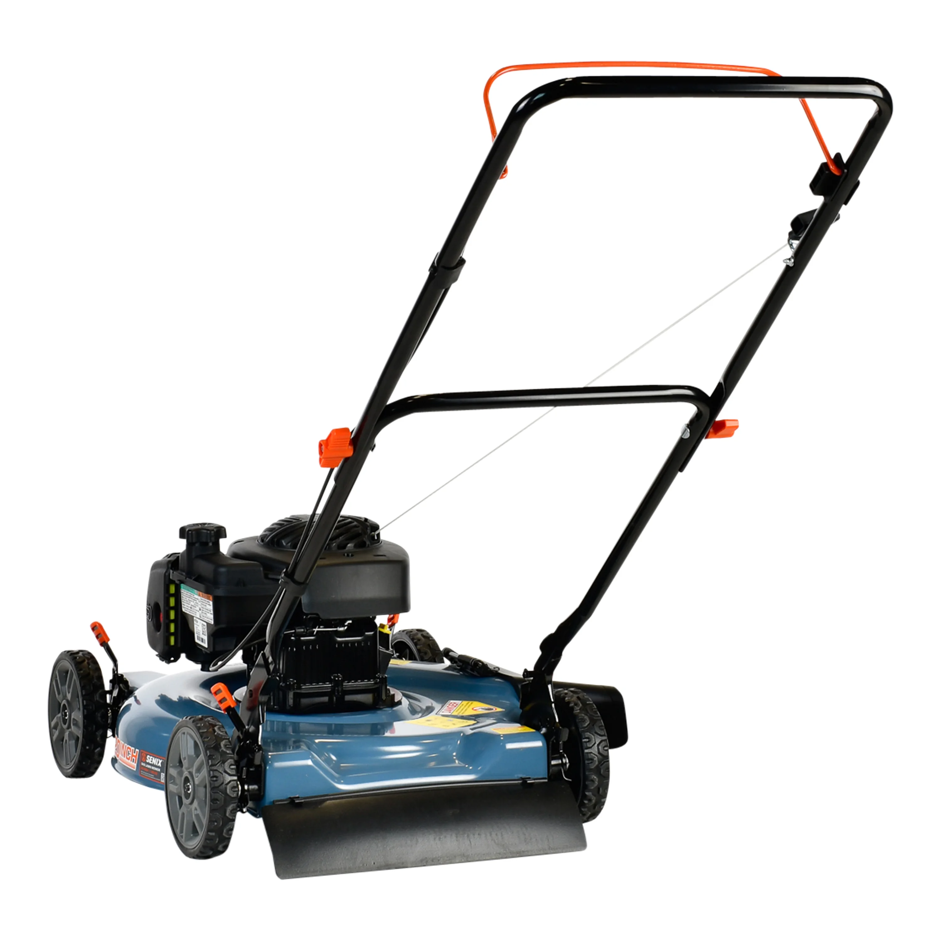 2025 SENIX Benzine Grasmaaier 20 inch, Briggs & Stratton 125 cc 4-Takt Motor, Handmaaier met Zijdelingse Afvoer, 5 Posities Hoogteverstelling, Model LSPG-L3