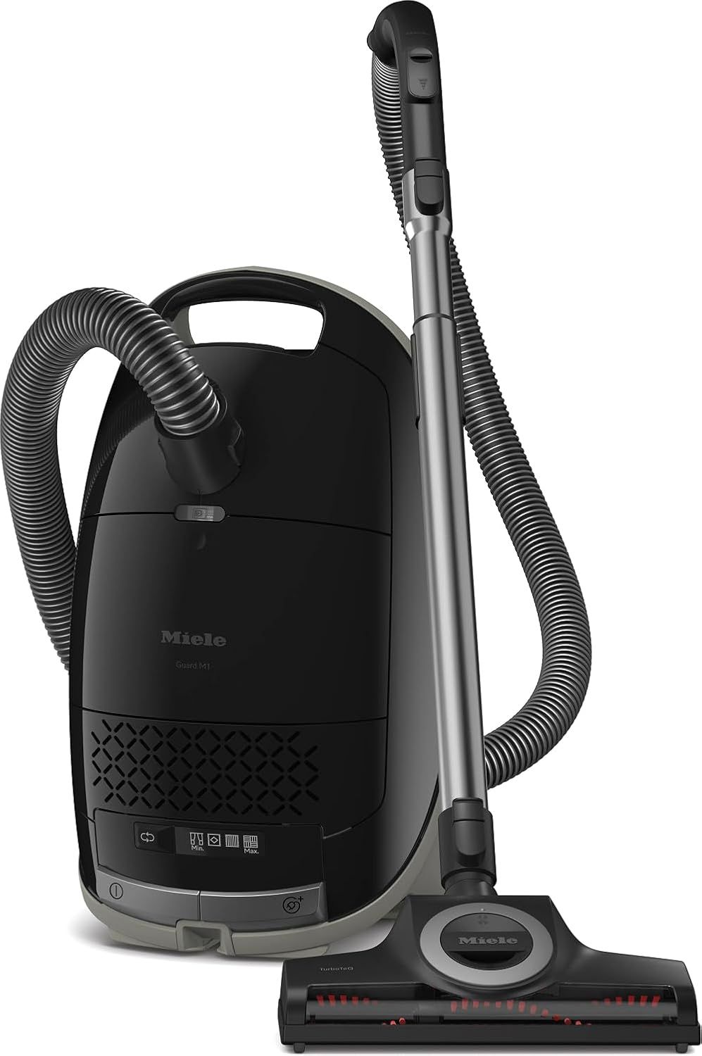 Miele Cat & Dog C1 Bagged Vacuum with Active AirClean Filter, TurboTeQ Brush, Obsidian Black