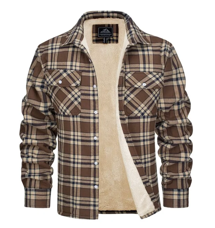 Flanelljacke f��r Herren