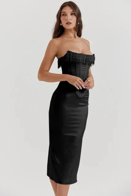 Elegantes tr?gerloses Kleid