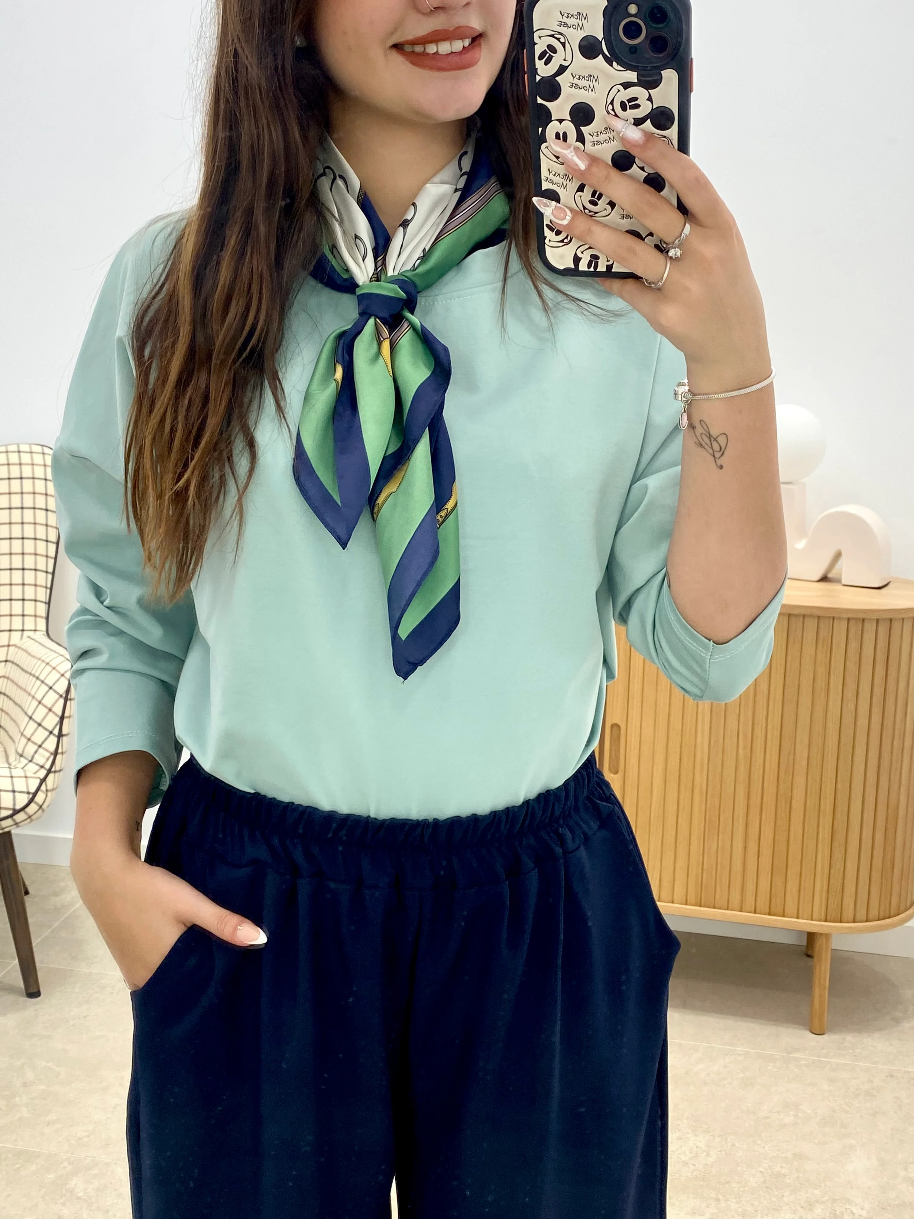 CAMISETA LISA + PAÑUELO