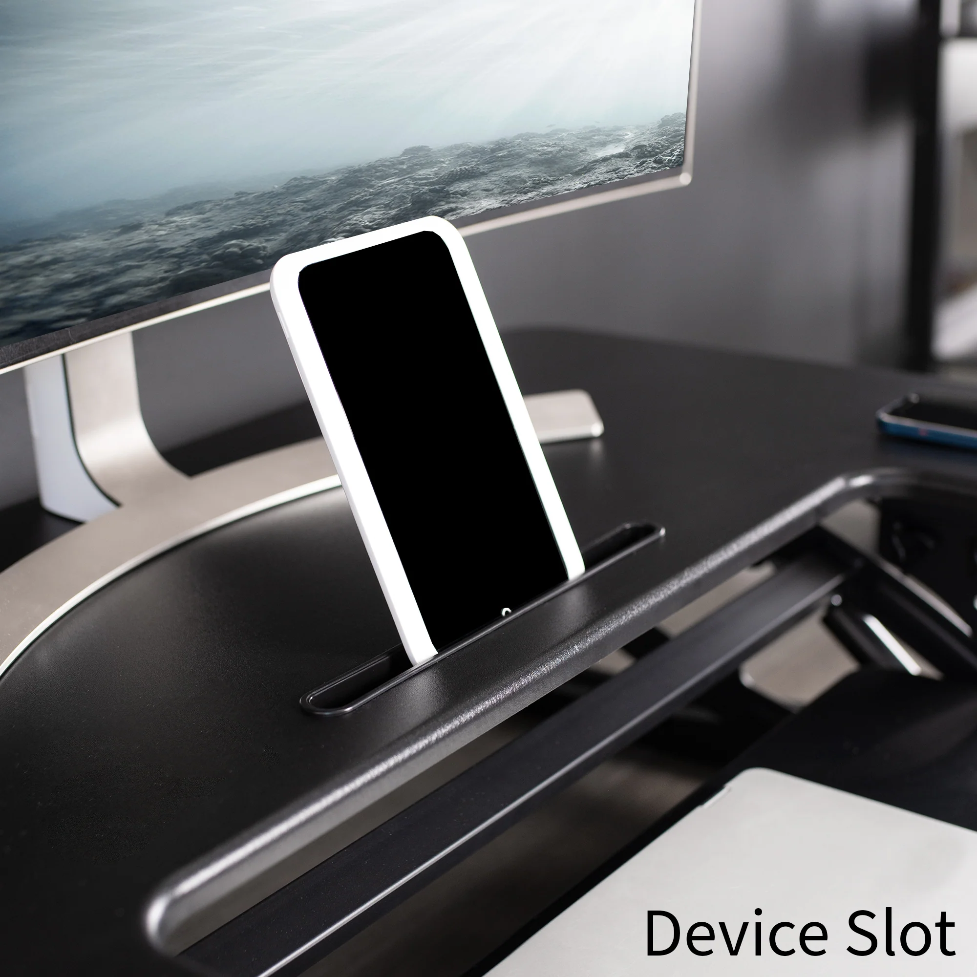 Elektrische Bureau Converter van 36�� �C Ergonomisch Zit-Sta Werkstation met Soepele Hoogteverstelling