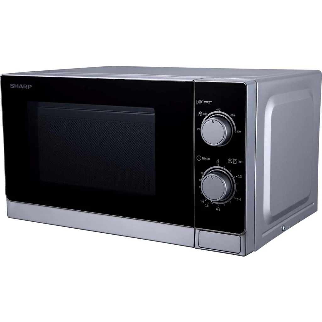 Sharp R-200INW Magnetron 800 Watt 20 Liter �C Zilver