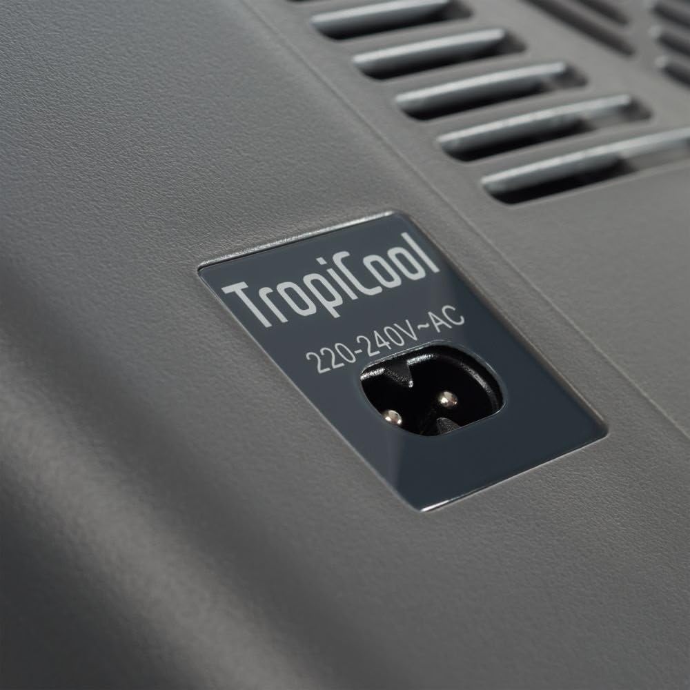 Dometic TropiCool TC 35FL, portable thermo-electric cool box / heater box, 33 liters, 12/24 V and 230 V for car, truck, boat and socket, energy class A ++