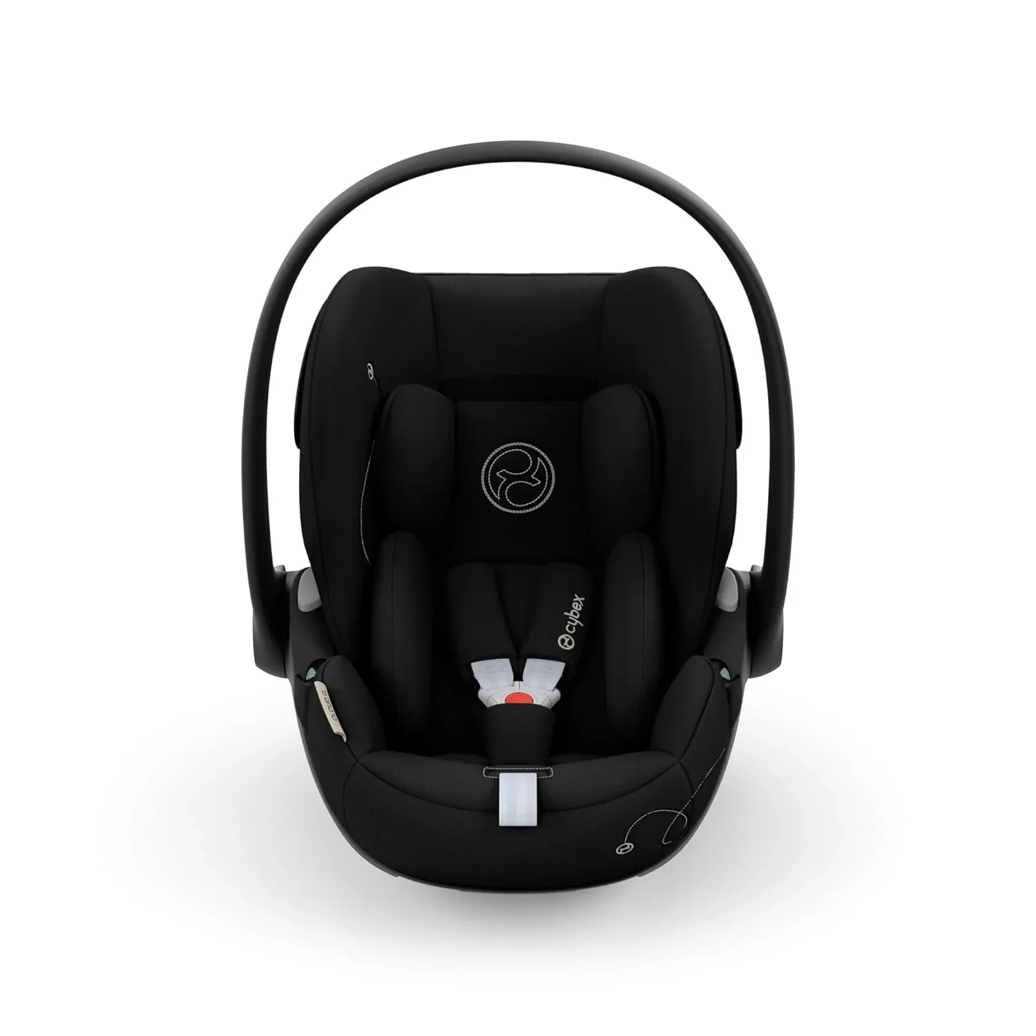 CYBEX Gold Kinderwagen EOS Lux 2-in-1 mit Babyschale Aton B2 i-Size und Babyschalen-Adapter, Reisesystem, Ab Geburt bis 22 kg (ca. 4 Jahre), Moon Black (Schwarz)