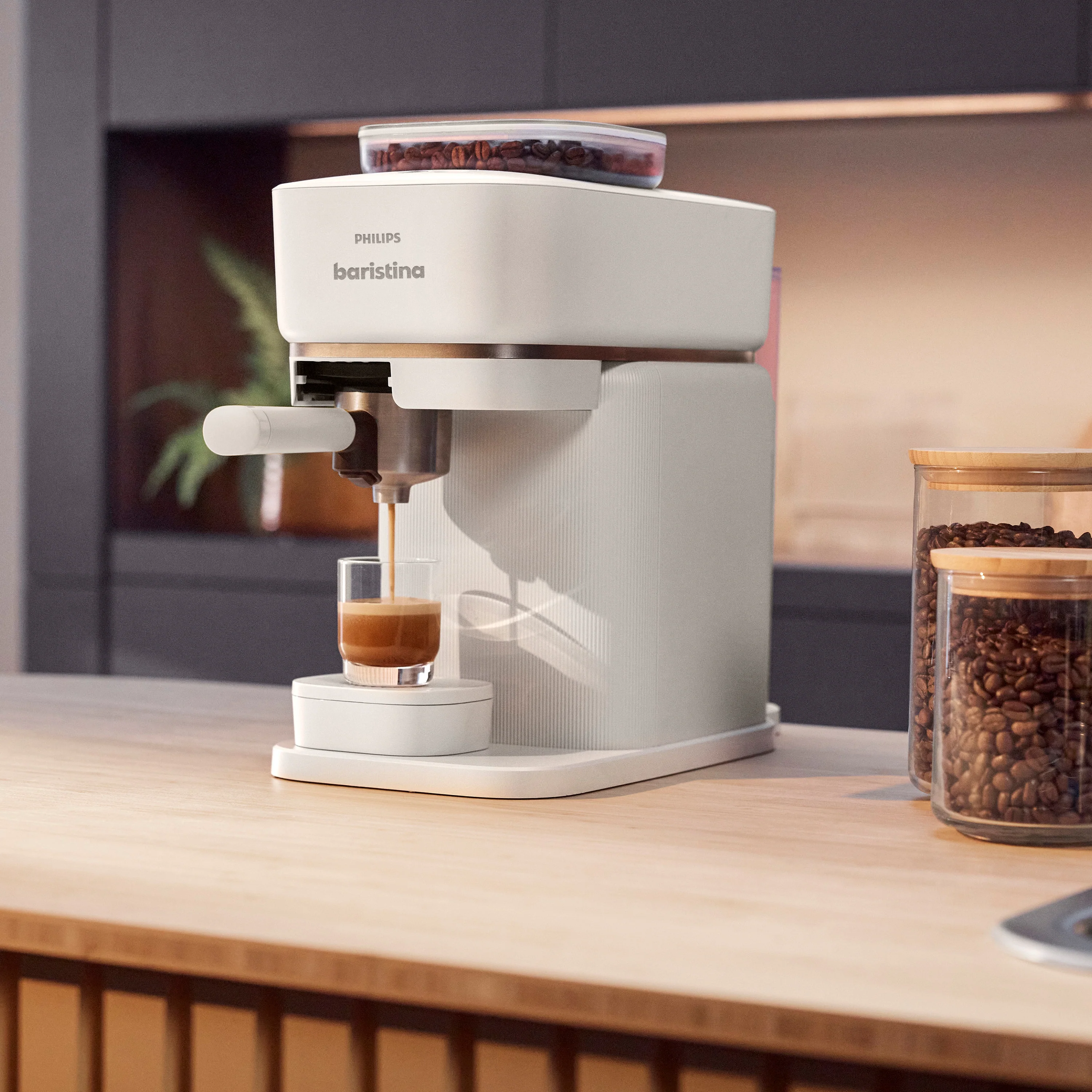Baristina Espressoapparaat ?C Melkwit