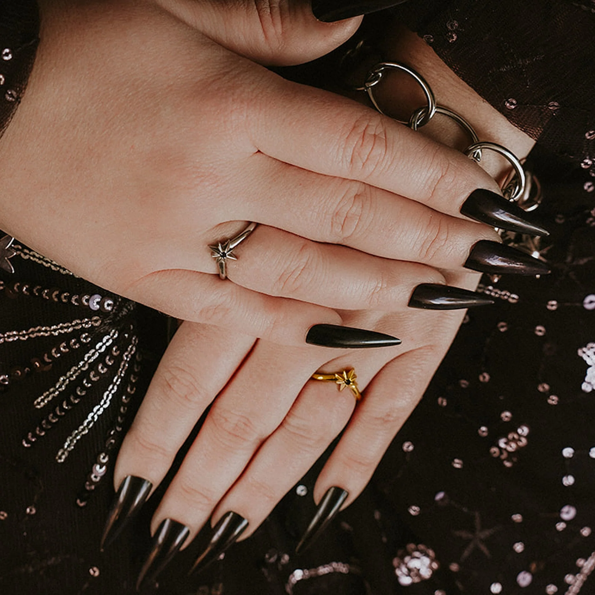 Gold Stella Maris North Star Ring