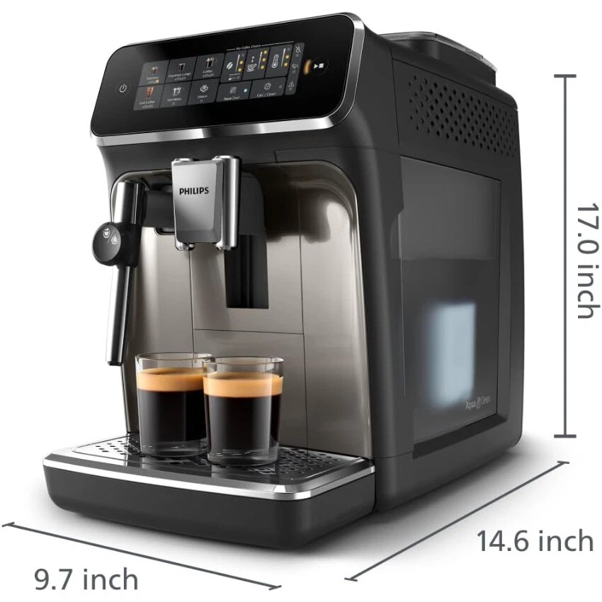 PHILIPS Series 2300 Volautomatische Espressomachine ?C 4 Warme Dranken, Snelle Reiniging