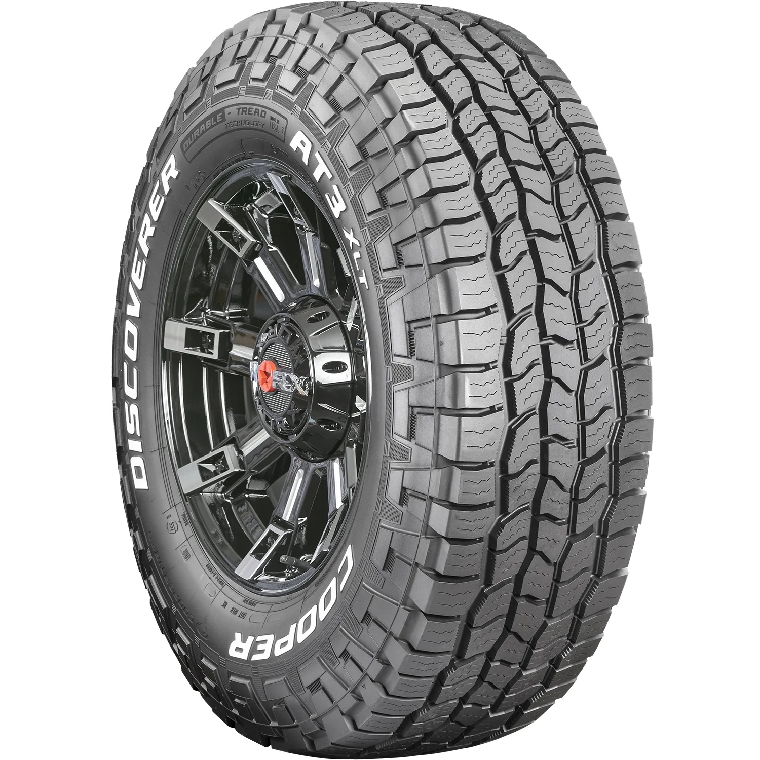 Cooper Discoverer AT3 XLT All Terrain Tires 285/75R16 10 Ply E &ndash; Fits Light Trucks & Hummer H3 Models