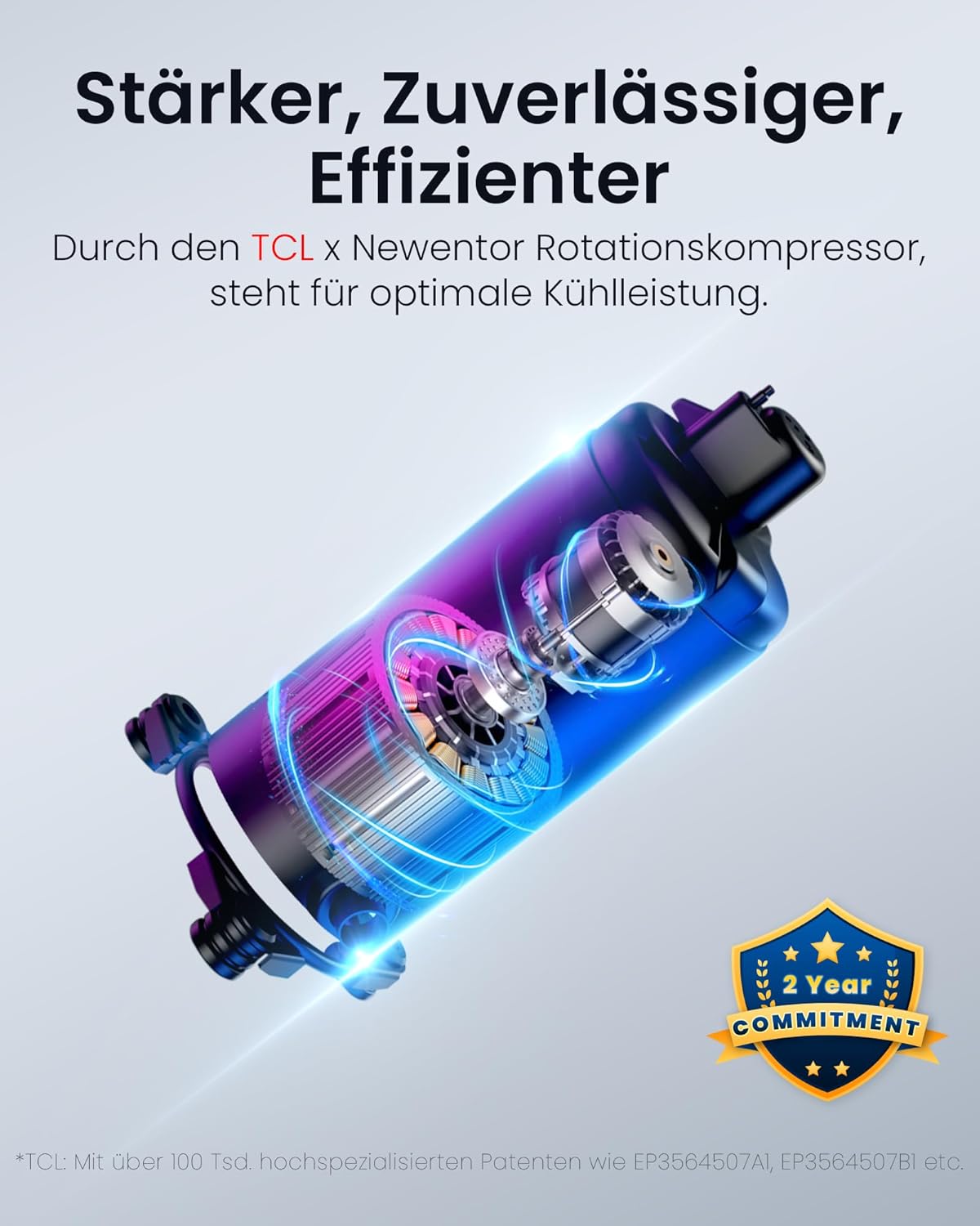 Newentor mobile Klimaanlage 14000 BTU, Klimaanlage mobil mit Abluftschlauch für Räume bis 50㎡, kühlen/entfeuchten/ventilieren mit Fernbedienung