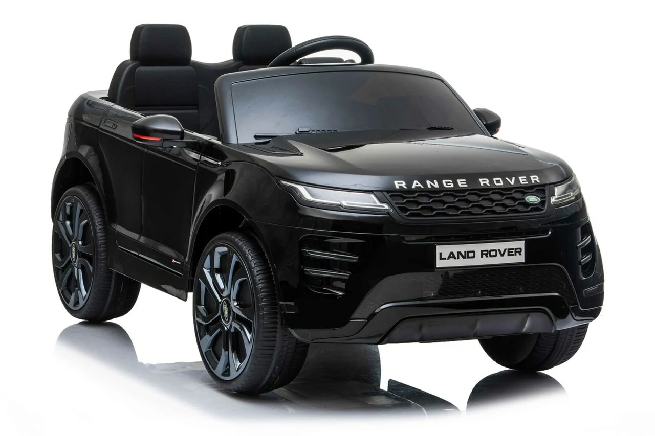 Licensed Range Rover Evoque Kids 12V Electric Ride On Car With MP4 screen and parental control In Black