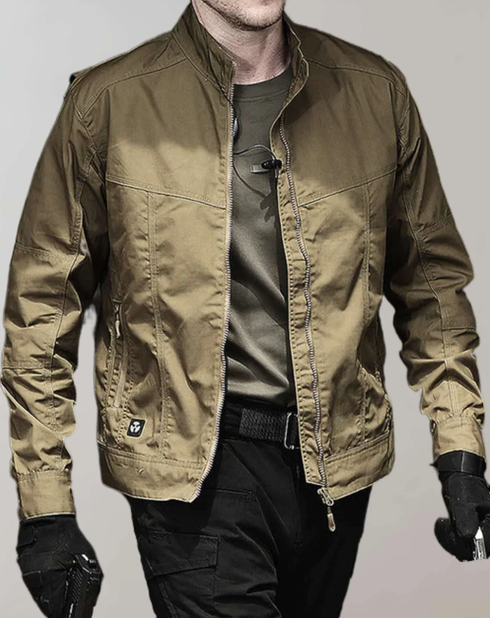 Herren ��bergangsjacke Leichte Sommerjacke f��r M?nner Robuste Freizeitjacke Nachhaltige Outdoorjacke im Modern Fit Design