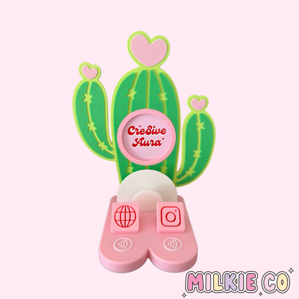 NFC Stand: Hearts Cactus