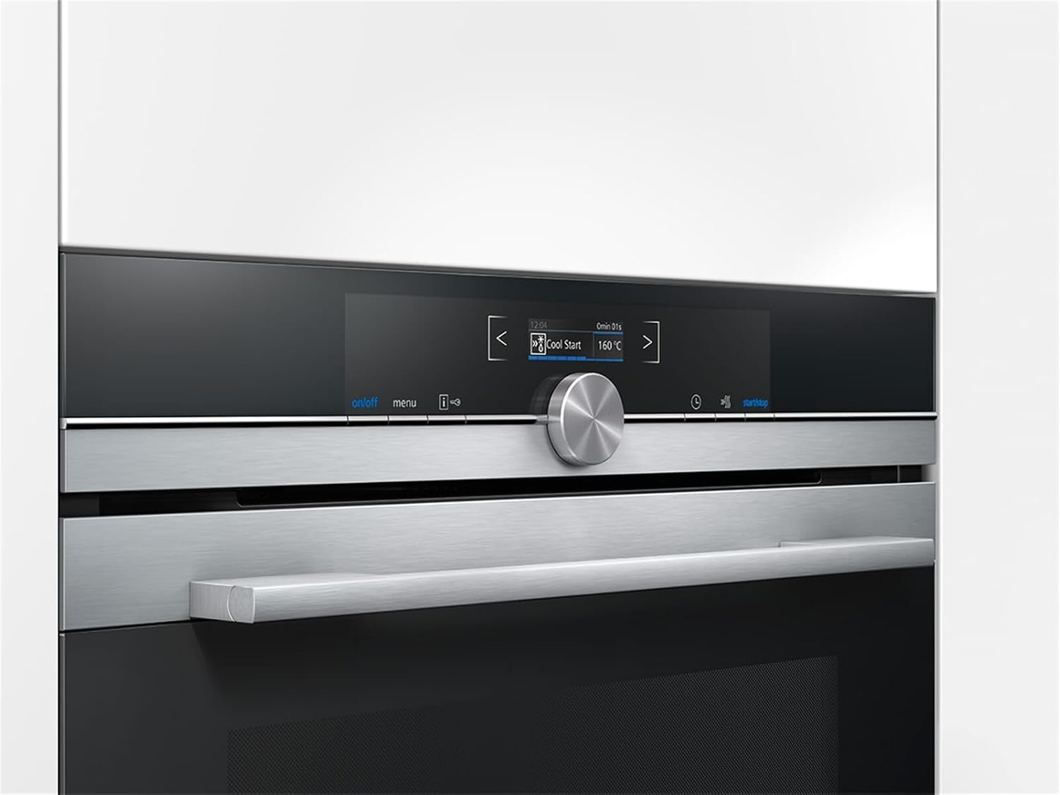 Siemens HB578GBS3, iQ500, Einbau-Backofen 60 x 60 cm, activeClean Pyrolyse Selbstreinung, TFT-Display, 3D Heißluft, Schnellaufheizung, cookControl40 Automatikprogramme, softMove, Edelstahl