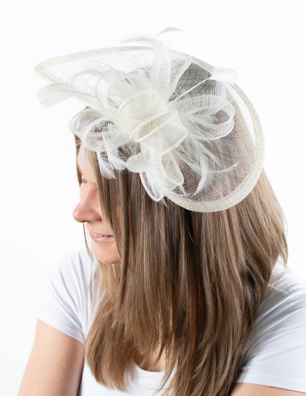 Fascinator | Teardrop | Ivory