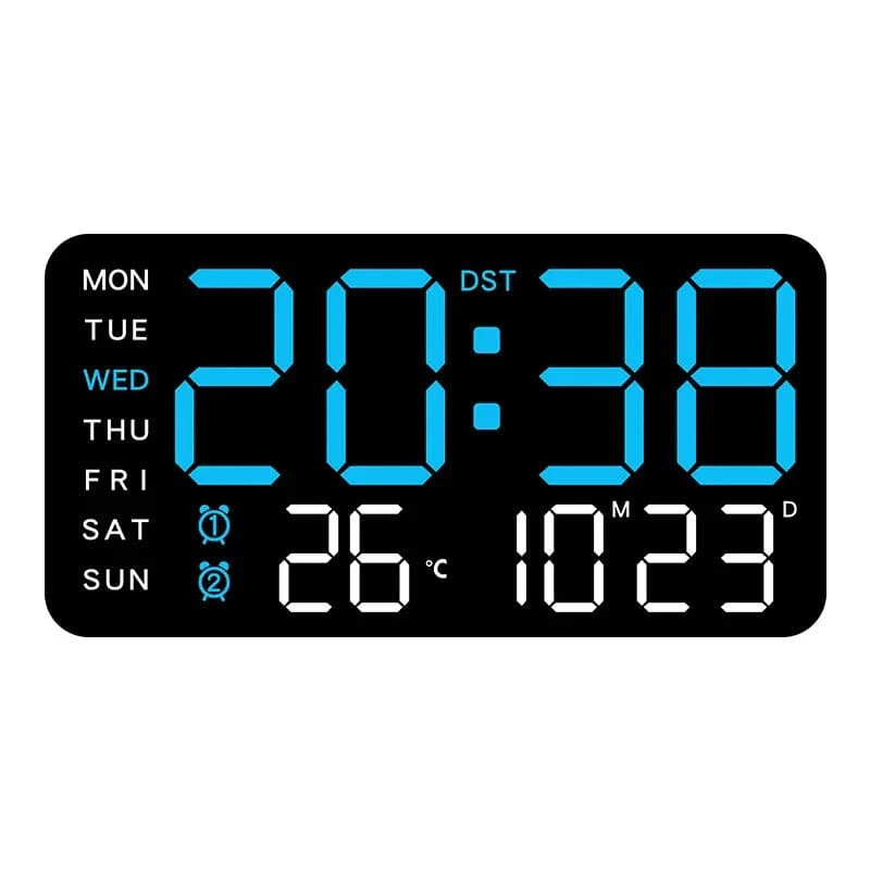 Large Digital Wall Clock