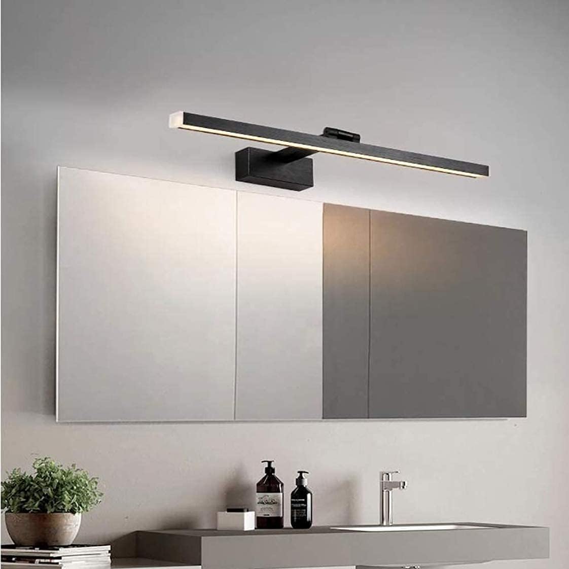 Spiegel Licht Led Bad Spiegel Schrank Licht Make-Up Spiegel Lichter Make-Up Licht Wasserdicht Spiegel Front Licht Bild Licht Für Wohnzimmer Schlafzimmer Küche Badezimmer/Warm Light/14W/70Cm