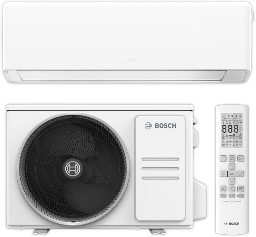 Bosch Split Klimaanlage Komplett-Set | CL7000i 26 E | 2,5 kW | weiß | 7733703119