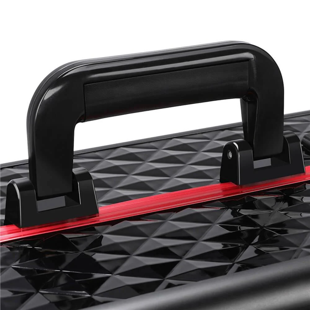 Yaheetech Zwarte Make-upkoffer van 21,8 Inch