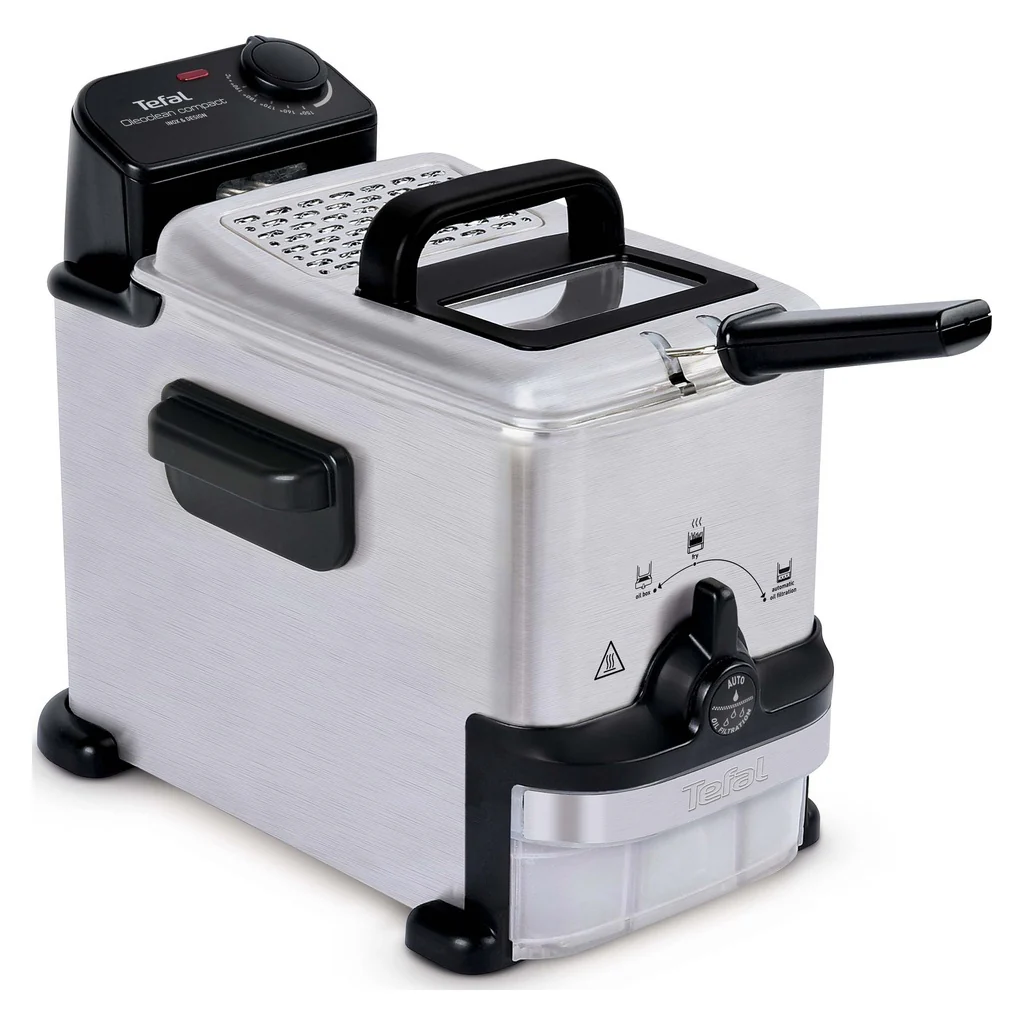 Tefal TEF Friteuse Oleoclean Compact FR7016 RVS