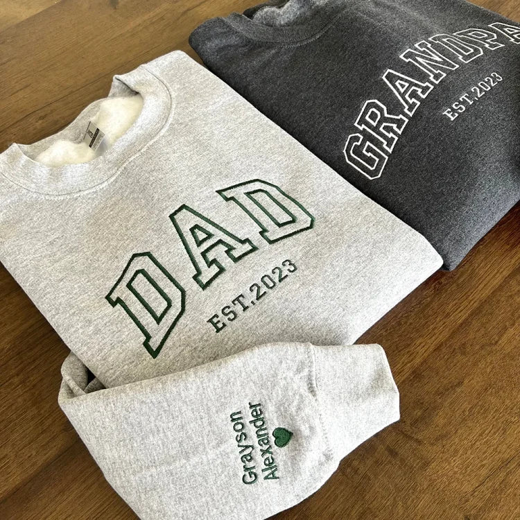 Vaderdagcadeau | LoveStitch | Een gepersonaliseerde hoodie vol familieliefde