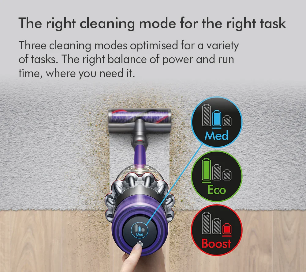 2026 Dyson V11 Extra Aspiradora Escoba Inalámbrica – Hasta 60 minutos de autonomía – Acabado Níquel y Rojo