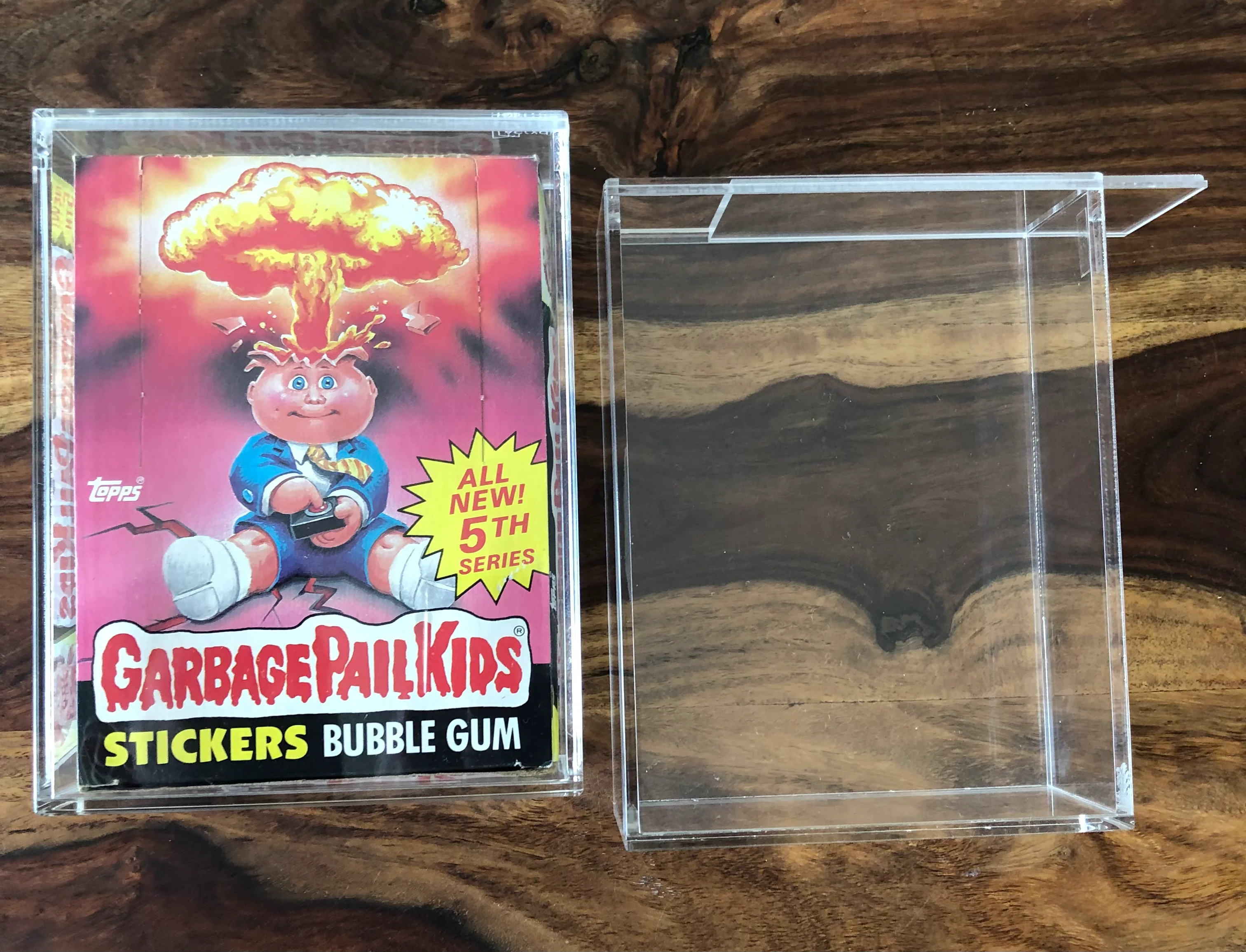 Acrylic Protective Box for Topps Garbage Pail Kids Original Series 1-15