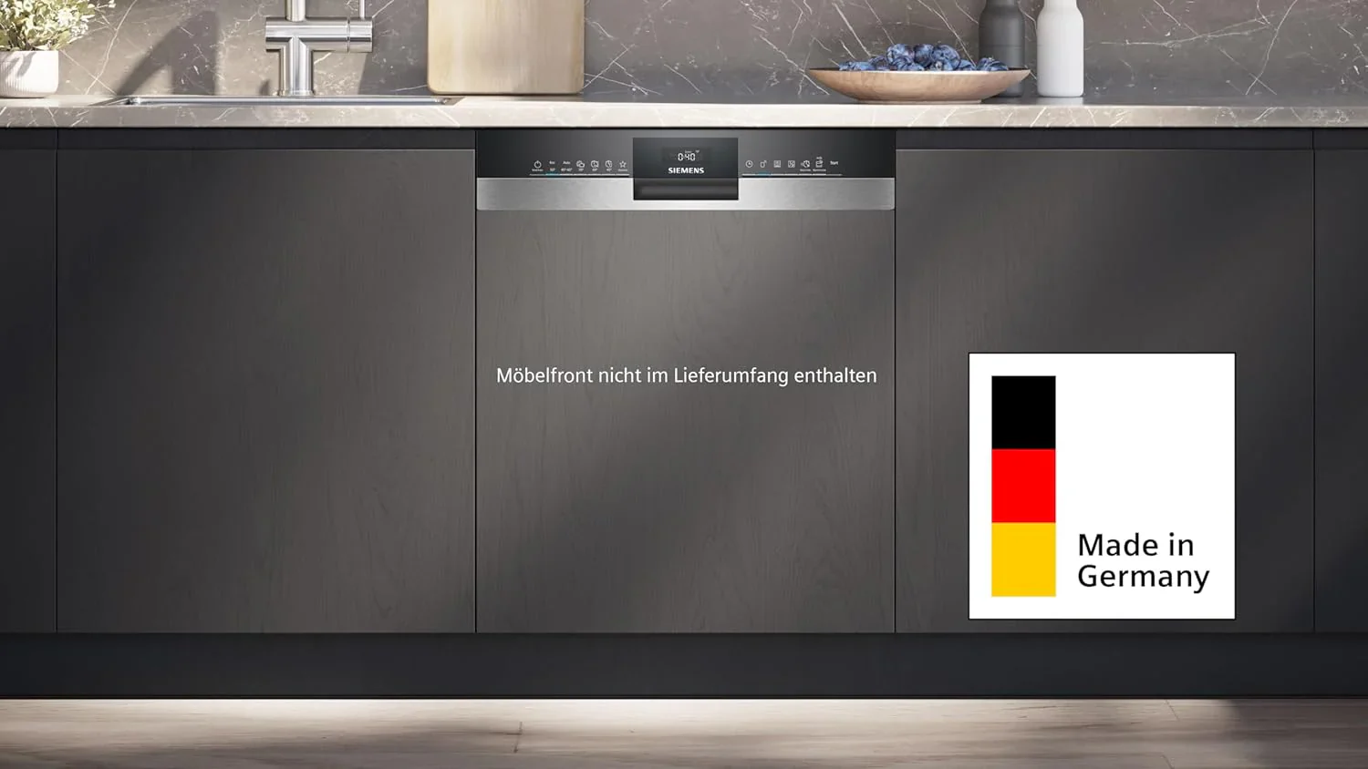 Siemens SN63EX14VE, iQ300 Smarter Geschirrsp��ler, Vollintegrierte Sp��lmaschine mit Besteckschublade, 60 cm, Auto T��r?ffnung dank autoOpen dry, Besonders leise durch iQdrive-Motor, infoLight aquaStop