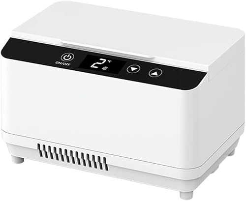 Congelatore Frigorifero Dell'insulina, Mini Scatola Di Viaggio Del Frigorifero Dell'insulina, Schermo LCD Digitale, Doppio Strato Di Grande Capacità, Controllo 2 18 ° C, Raffreddamento Di Precisione : Amazon.it: Grandi elettrodomestici
