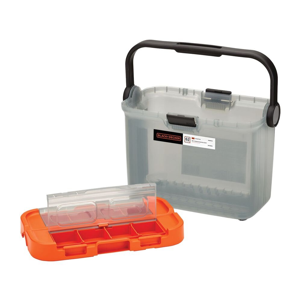Wiertarka udarowa Black+Decker, z zestawem akcesoriów, 18 V