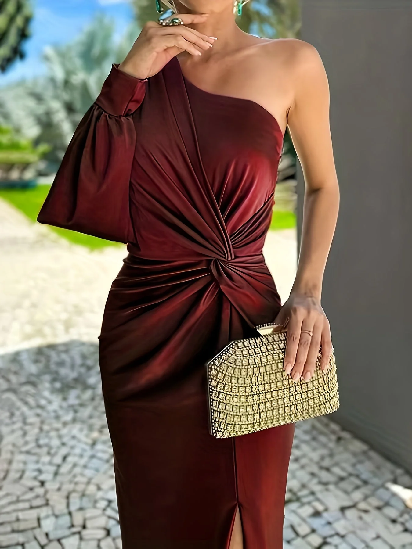 Elegantes langes Abendkleid