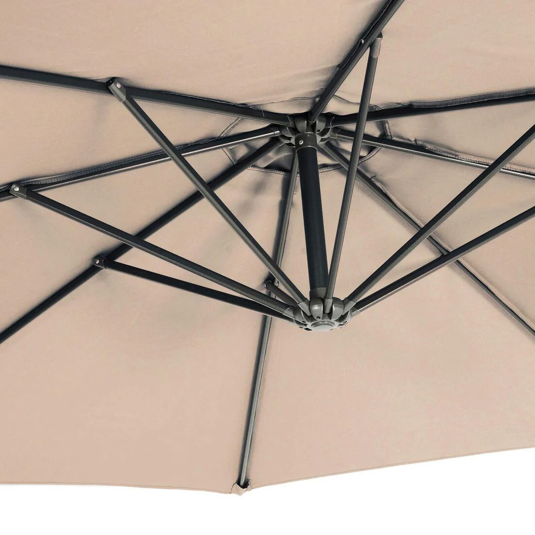Grote 3m Banana Parasol �C Grote Patio Parasol met Verwijderbare Arm