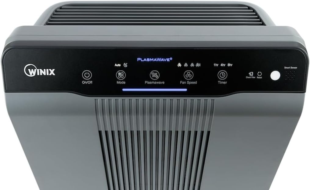 WINIX 5300-2 luftreiniger Allergiker, CADR 390m³/h, 99㎡, Air Purifier für Raucherzimmer gegen Allergien, Staub, Pollen, Tierhaare, Luftqualitätsanzeige, Auto Schlafmodus
